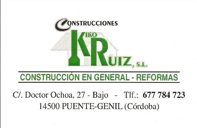 Construcciones Kiko Ruiz